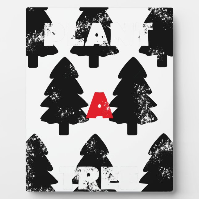 Pflanze A Baummuster Fotoplatte (Vorderseite)