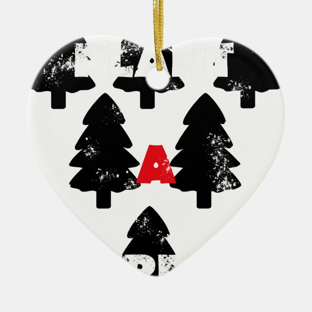 Pflanze A Baummuster Keramikornament (Vorne)