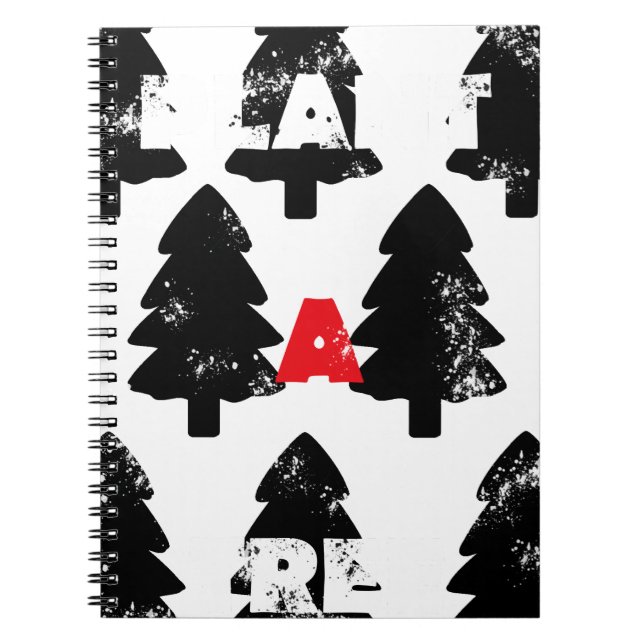 Pflanze A Baummuster Notizblock (Vorderseite)