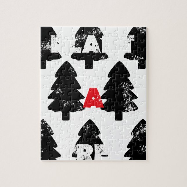 Pflanze A Baummuster Puzzle (Vertikal)