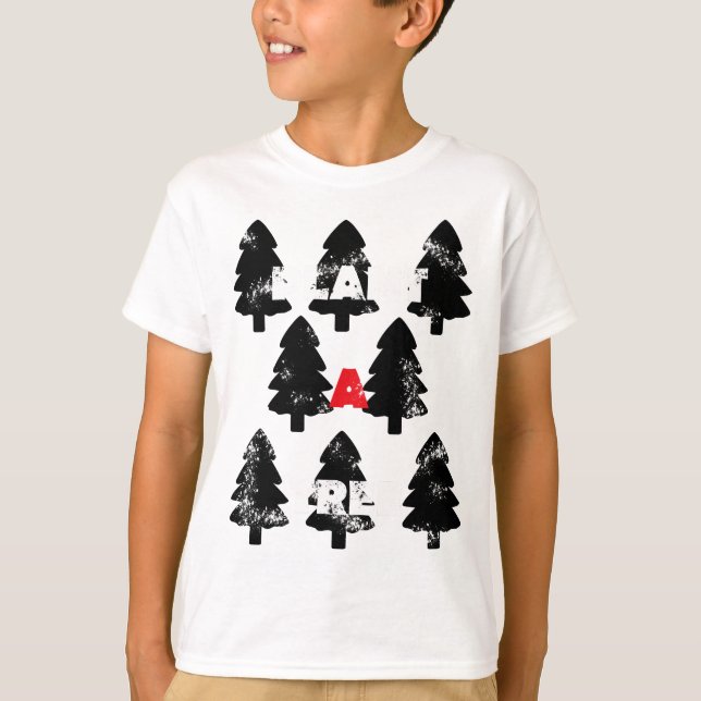 Pflanze A Baummuster T-Shirt (Vorderseite)