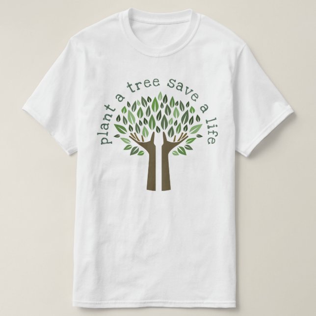 Pflanze a Tree T-Shirt (Design vorne)