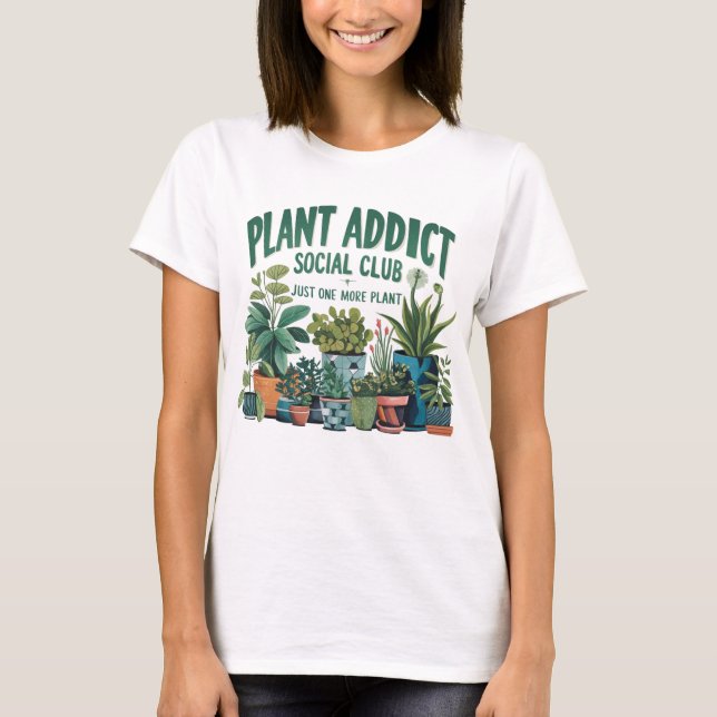 Pflanze Addict Social Club T-Shirt (Vorderseite)