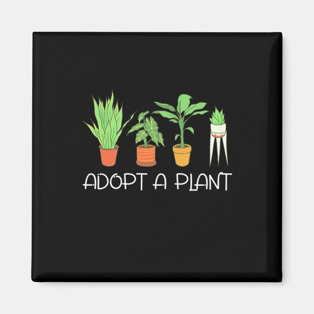 Pflanze adoptiert magnet (Vorne)