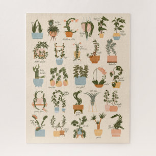 Pflanze Alphabet Puzzle