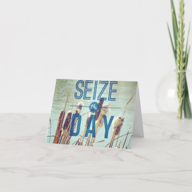 Pflanze am Teich Karte (Vorderseite)