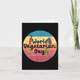 Pflanze am Weltpflanzentag I Eat Vegans Shirt Karte