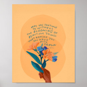 Pflanze Art von Black Woman Artist Poster