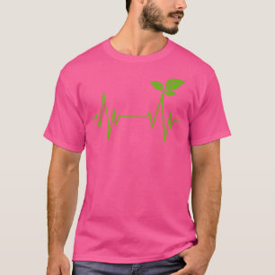 Pflanze auf Basis von Lebensmitteln Vegan Herzstüc T-Shirt