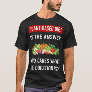 Pflanze auf der Grundlage Veganer Vegetarier Vegan T-Shirt
