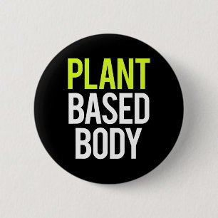 Pflanze-Based Body Vegan Gym Bodybuilding WorkoutF Button