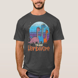 Pflanze-basierte Ernährung Team Herbivore Dinosaur T-Shirt
