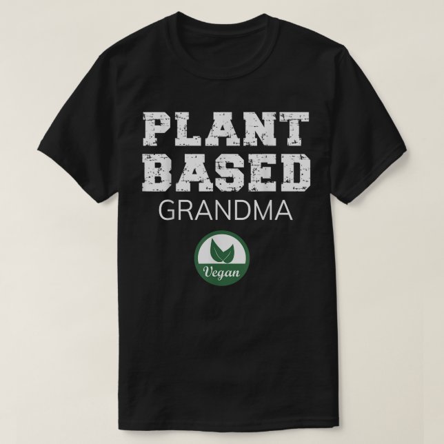 Pflanze-basiertes Oma-Design T-Shirt (Design vorne)