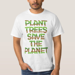 Pflanze Bäume, retten den Planeten, Naturwächter T-Shirt