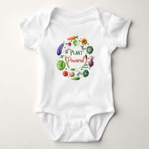 Pflanze-Betriebener Baby-Bodysuit Baby Strampler