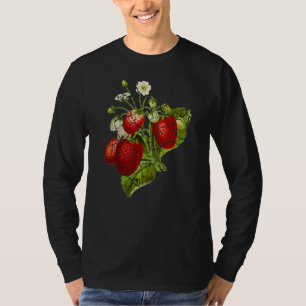Pflanze Blume Garten Erdbeere Bekümmert T-Shirt