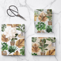 Pflanze Boho Palm Blätter