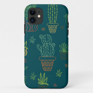 Pflanze Cacti Illustration Boho Cactus Case-Mate iPhone Hülle