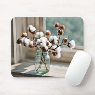 Pflanze Cotton Bouquet Mousepad