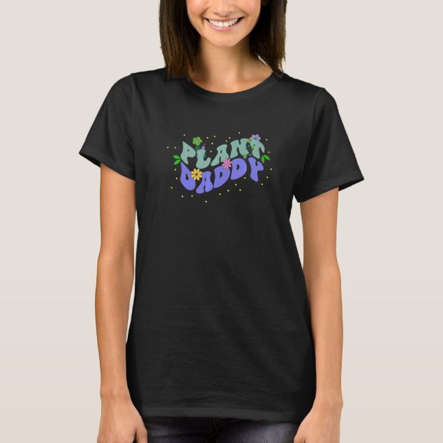 Pflanze Daddy Assorted Blume Bloom Floral Themed L T-Shirt (Vorderseite)