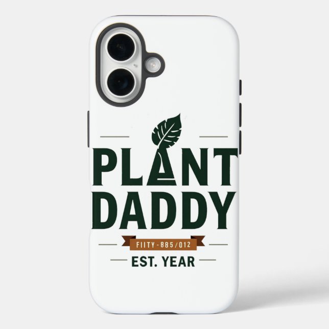 Pflanze Daddy Est. [Jahr] Case-Mate iPhone Hülle (Rückseite)
