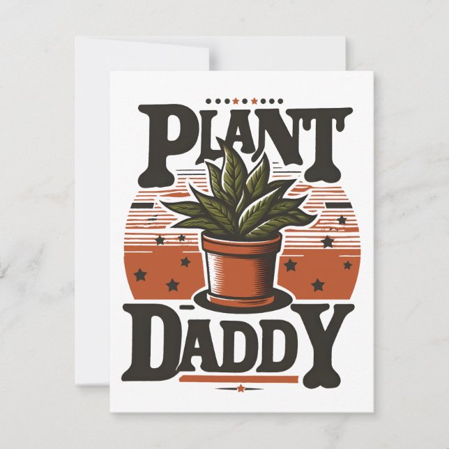 Pflanze Daddy Houseplant Gartenarbeit Landschaftsp (Vorderseite)