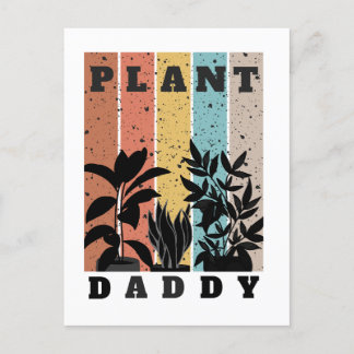 Pflanze Daddy Postcard Postkarte