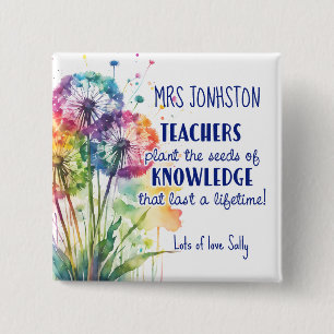 Pflanze den Knopf "Same des Wissens", Löwenzahn Button