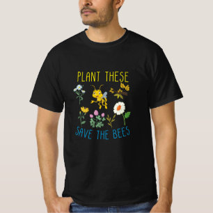 Pflanze der Imkerei Diese Rettete die Bienen T-Shirt