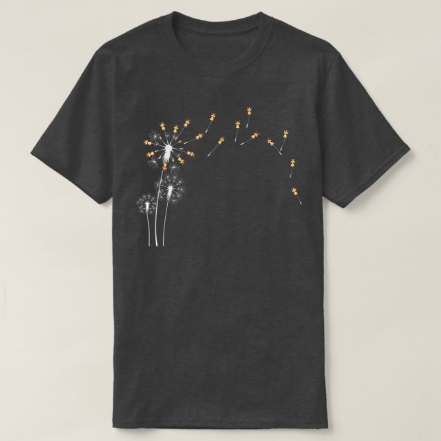 Pflanze der tierischen Blume - Guinea Dandelion T-Shirt (Design vorne)