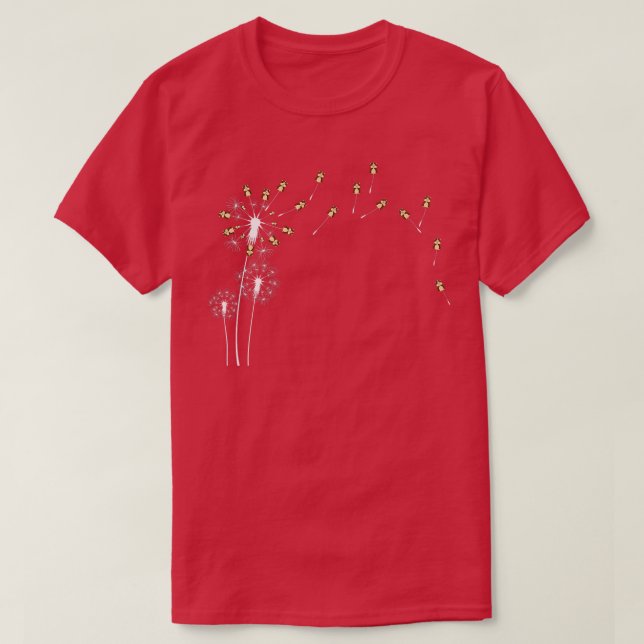 Pflanze der tierischen Blume - Guinea Dandelion T-Shirt (Design vorne)