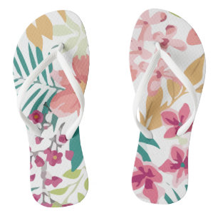 Pflanze der tropischen Blume Flip Flops
