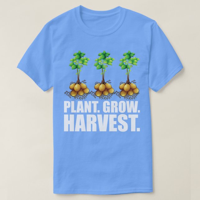 Pflanze des Bauern wachsen Ernte w T-Shirt (Design vorne)