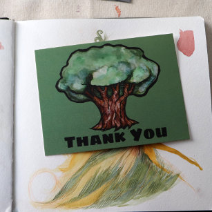 Pflanze des Erden eines Baumes Postkarte
