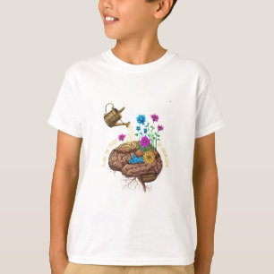 Pflanze die Samen des Wissens Inspirierendes Geh T-Shirt