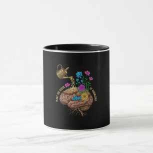Pflanze die Samen des Wissens Inspirierendes Geh Tasse