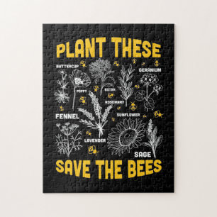 Pflanze Diese Rettete die Bienen Puzzle