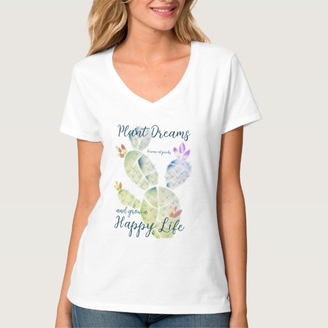 Pflanze Dreams T-Shirt (Vorderseite)