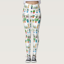 Pflanze drucken Leggings