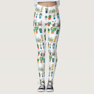 Pflanze drucken Leggings