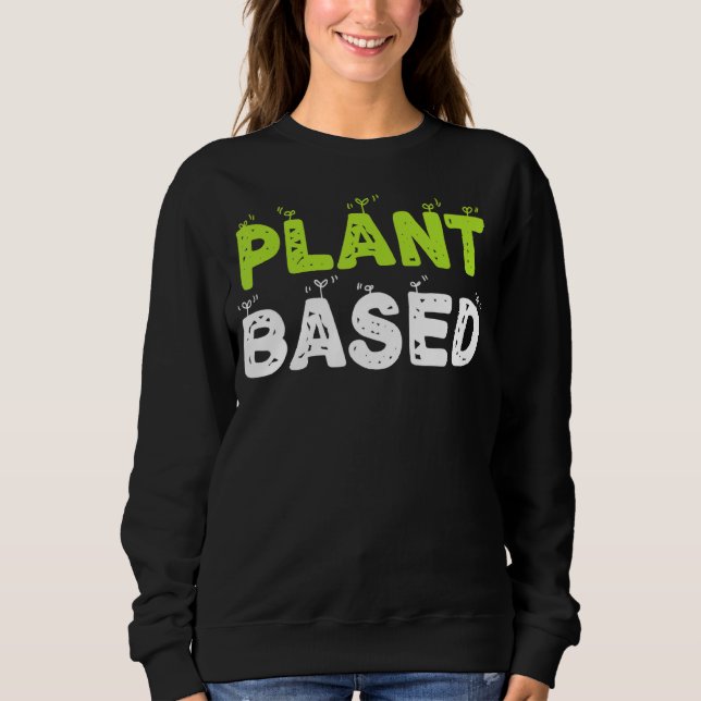 Pflanze Eating Obstarten Gemüse vegetarisch Sweatshirt (Vorderseite)