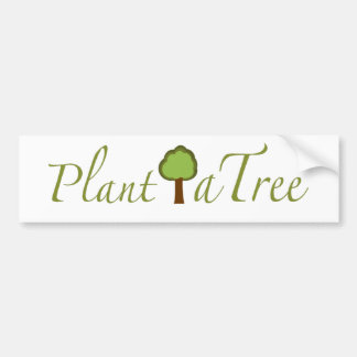 Pflanze ein Baum Autoaufkleber