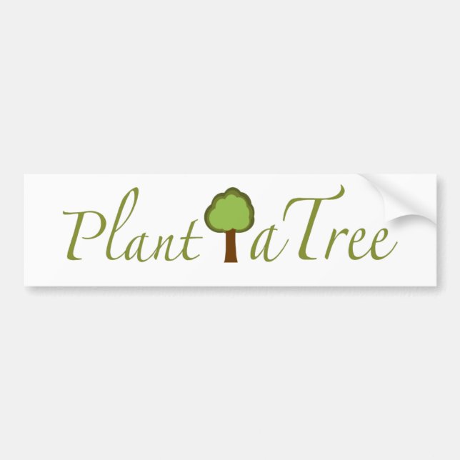 Pflanze ein Baum Autoaufkleber (Vorne)