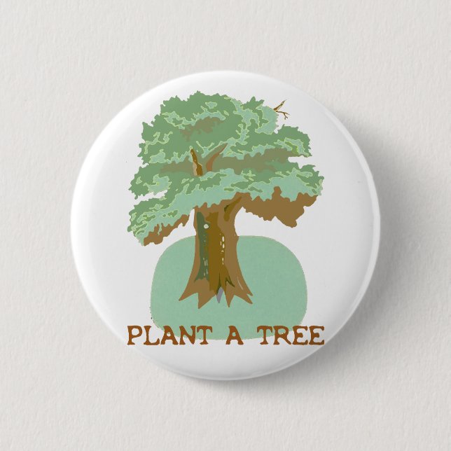 PFLANZE EIN BAUM BUTTON (Vorderseite)