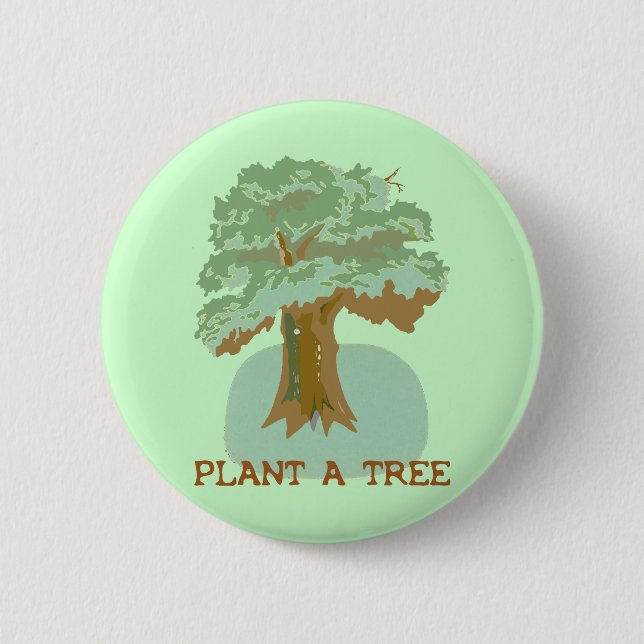 PFLANZE EIN BAUM BUTTON (Vorderseite)