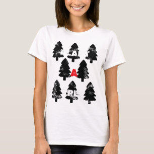 Pflanze ein Baum Muster T-Shirt
