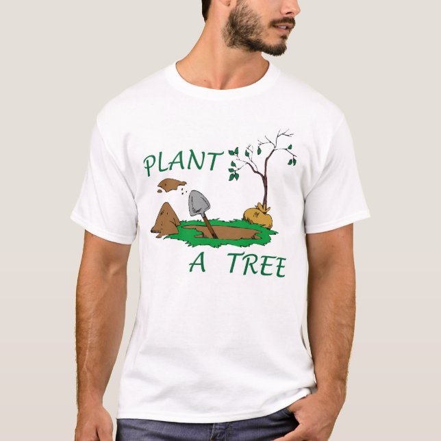 Pflanze ein Baum T-Shirt (Vorderseite)