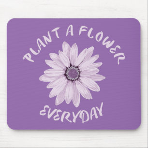 Pflanze Eine Blume Alltag Mousepad