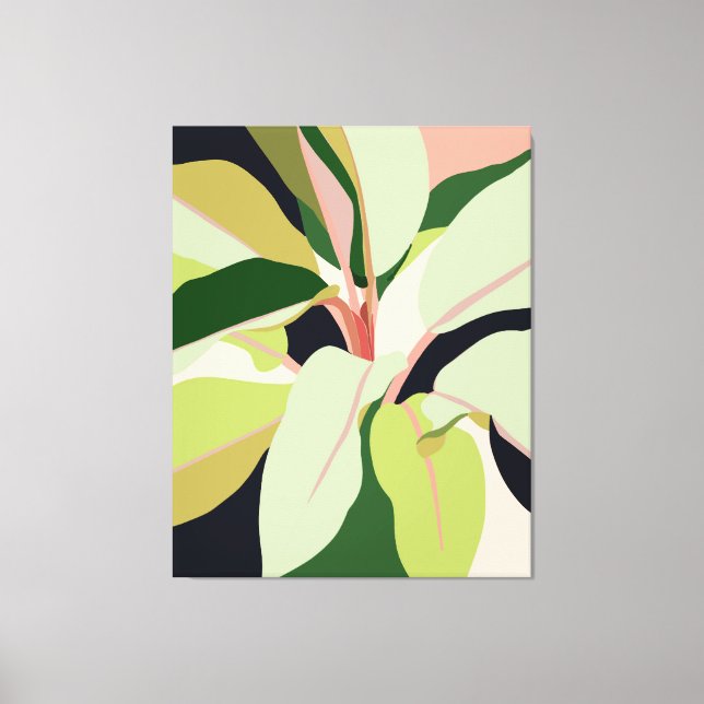 Pflanze eines Gartens ist an die Zukunft zu glaube Leinwanddruck (Vorderseite)