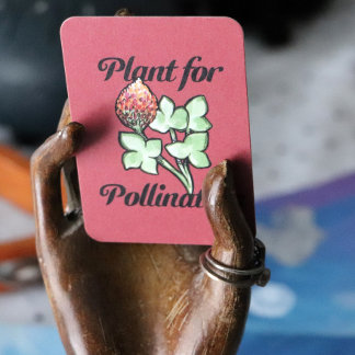 Pflanze für Bestäuber Mitteilungskarte